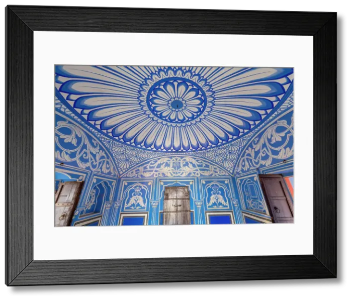 Framed Print : Chhavi Niwas, The Blue Room at The City Palace, City Palace, Jaipur, Rajasthan, India Framed Print : Chhavi Niwas, The Blue Room at The City Palace, City Palace, Jaipur, Rajasthan, India