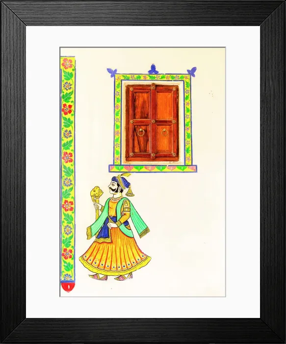 Framed Print : Painted Mural Inside The City Palace, Udaipur, Rajasthan, India, South Asia Framed Print : Painted Mural Inside The City Palace, Udaipur, Rajasthan, India, South Asia