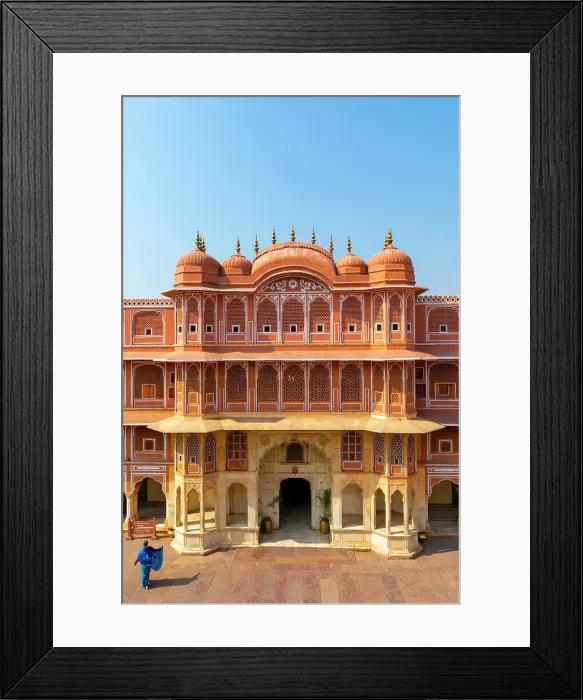 Framed Print : Lady in Sari, City Palace, Jaipur, Rajasthan, India Framed Print : Lady in Sari, City Palace, Jaipur, Rajasthan, India
