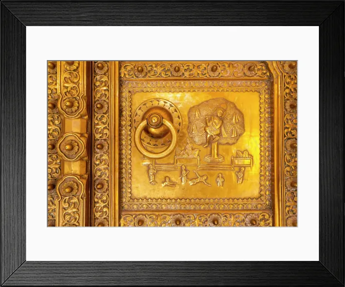 Framed Print : Ornamental Door, City Palace, Jaipur, Rajasthan, India Framed Print : Ornamental Door, City Palace, Jaipur, Rajasthan, India