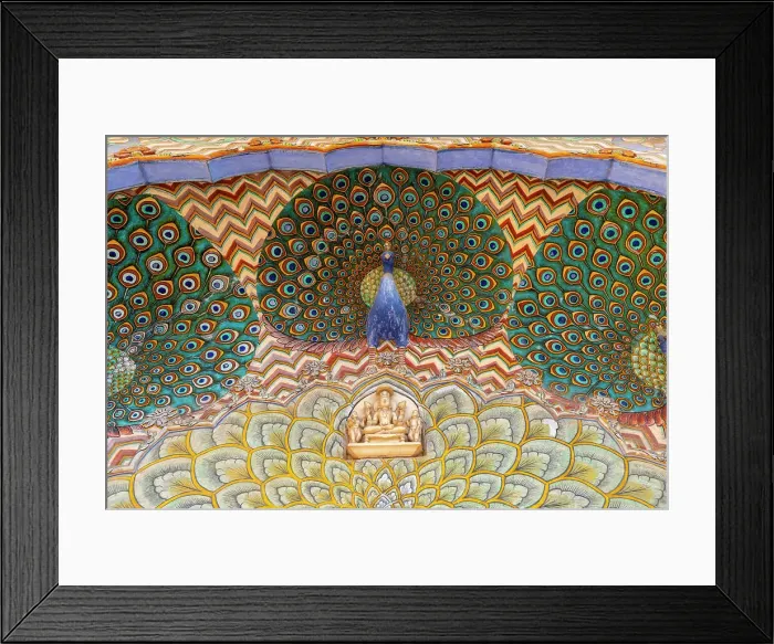 Framed Print : Detail of the Peacock Gate, City Palace, Jaipur, Rajasthan, India, South Asia Framed Print : Detail of the Peacock Gate, City Palace, Jaipur, Rajasthan, India, South Asia