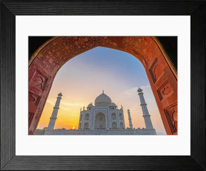 Framed Print : View Through The Arch of Mehman Khana, Taj Mahal, Agra, Uttar Pradesh, India Framed Print : View Through The Arch of Mehman Khana, Taj Mahal, Agra, Uttar Pradesh, India
