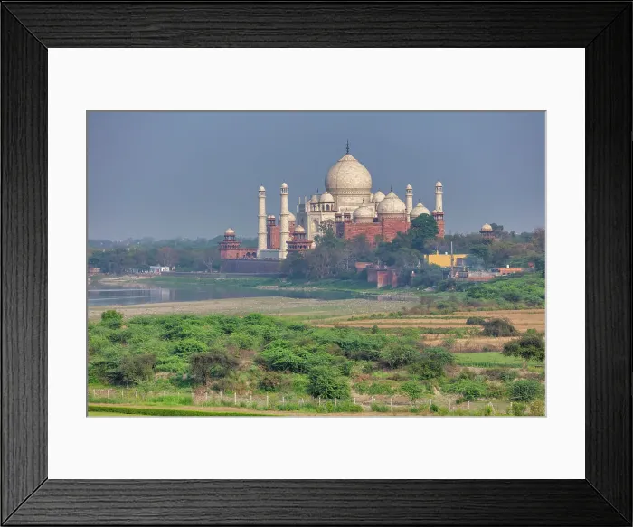 Framed Print : View of Taj Mahal from Agra Fort, Agra, Uttar Pradesh, India Framed Print : View of Taj Mahal from Agra Fort, Agra, Uttar Pradesh, India
