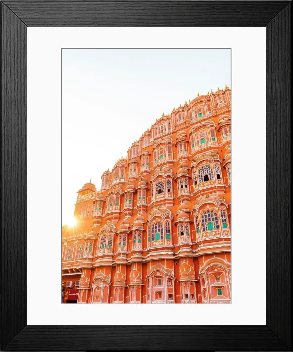 Framed Print : Hawa Mahal (Palace of the Winds), Jaipur, Rajasthan, India