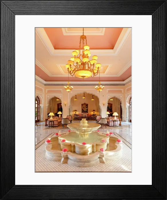 Framed Print : The Lobby of the Rambagh Palace Hotel, Jaipur, Rajasthan, India, South Asia Framed Print : The Lobby of the Rambagh Palace Hotel, Jaipur, Rajasthan, India, South Asia