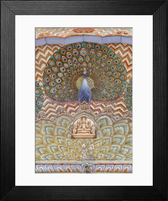 Framed Print : Peacock Gate, City Palace, Jaipur, Rajasthan, India Framed Print : Peacock Gate, City Palace, Jaipur, Rajasthan, India