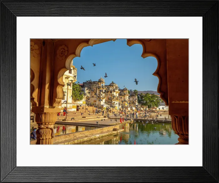 Framed Print : Pushkar Lake, Pushkar, Rajasthan, India, South Asia Framed Print : Pushkar Lake, Pushkar, Rajasthan, India, South Asia