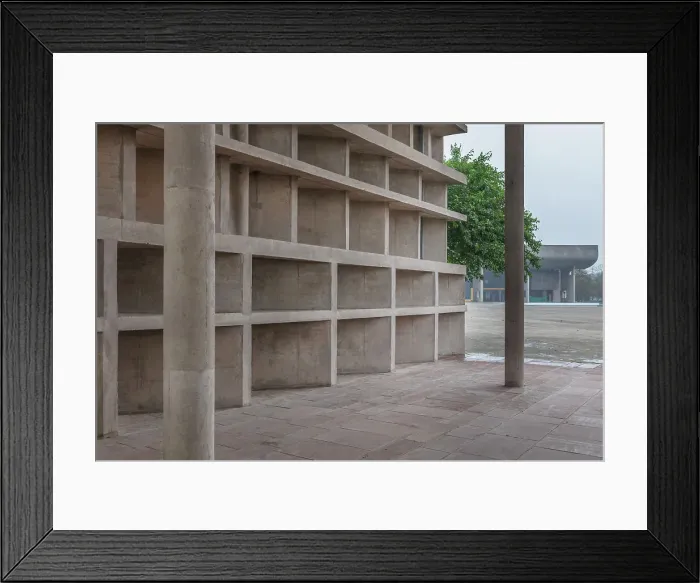 Framed Print : Tower of Shadows, Le Corbusier, Chandigarh, India Framed Print : Tower of Shadows, Le Corbusier, Chandigarh, India
