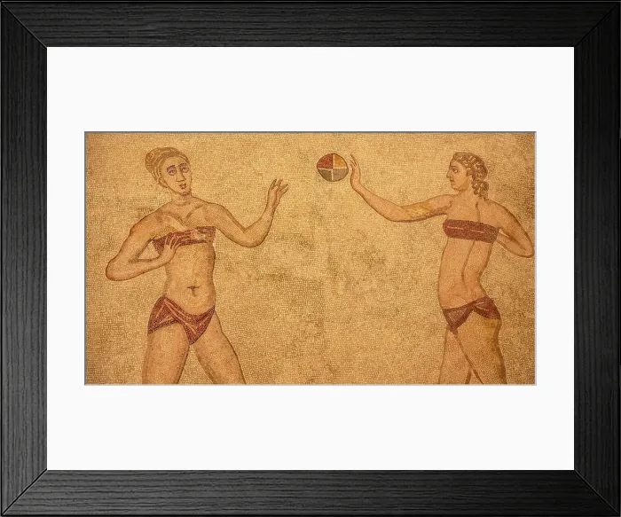 Framed Print : Europe, Italy, Sicily, Piazza Armerina. Villa Romana del Casale, mosaics Framed Print : Europe, Italy, Sicily, Piazza Armerina. Villa Romana del Casale, mosaics