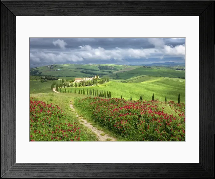 Framed Print : Agritourismo Baccoleno, Asciano, Le Crete Senesi, Provincia di Siena, Tuscany, Italy Framed Print : Agritourismo Baccoleno, Asciano, Le Crete Senesi, Provincia di Siena, Tuscany, Italy