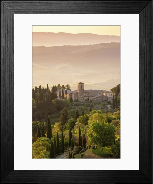 Framed Print : Belvedere di Montalcino, Province of Siena, Tuscany, Italy