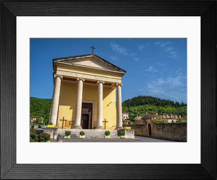 Framed Print : Europe, Italy, Veneto. The Church of Gargagnago in the Valpolicella area Framed Print : Europe, Italy, Veneto. The Church of Gargagnago in the Valpolicella area