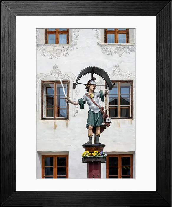 Framed Print : Fountain, Burgusio-Burgeis, Vinschgau-Val Venosta, Alto Adige-South Tyrol, Italy Framed Print : Fountain, Burgusio-Burgeis, Vinschgau-Val Venosta, Alto Adige-South Tyrol, Italy