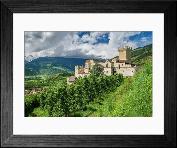 Framed Print : Churburg castle (Castel Coira), Schluderns-Sluderno, Alto Adige-South Tyrol, Italy