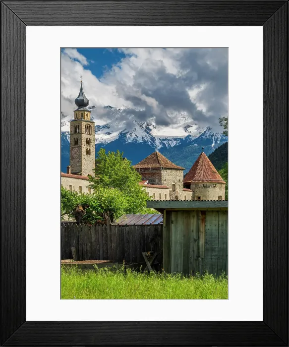 Framed Print : Glurns-Glorenza, Vinschgau-Val Venosta, Alto Adige-South Tyrol, Italy Framed Print : Glurns-Glorenza, Vinschgau-Val Venosta, Alto Adige-South Tyrol, Italy