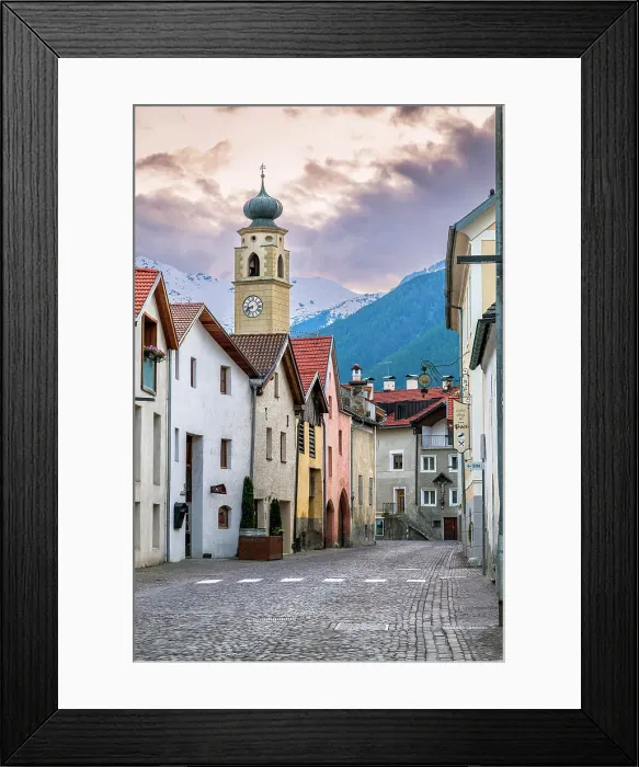 Framed Print : Glurns-Glorenza, Vinschgau-Val Venosta, Alto Adige-South Tyrol, Italy Framed Print : Glurns-Glorenza, Vinschgau-Val Venosta, Alto Adige-South Tyrol, Italy