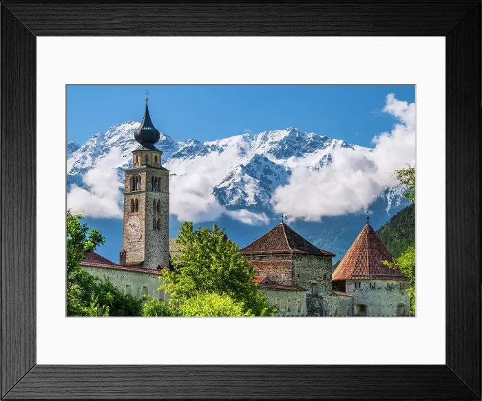 Framed Print : Glurns-Glorenza, Vinschgau-Val Venosta, Alto Adige-South Tyrol, Italy Framed Print : Glurns-Glorenza, Vinschgau-Val Venosta, Alto Adige-South Tyrol, Italy