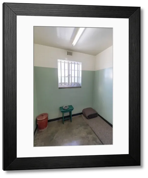 Framed Print : Nelson Mandela's Prison Cell, Robben Island, Western Cape Province, South Africa