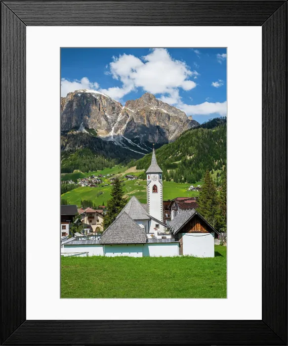 Framed Print : Corvara, Val Badia, Dolomites, Alto Adige-South Tyrol, Italy Framed Print : Corvara, Val Badia, Dolomites, Alto Adige-South Tyrol, Italy