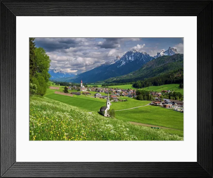 Framed Print : Niederdorf-Villabassa, Pustertal-Val Pusteria, Alto Adige-South Tyrol, Italy Framed Print : Niederdorf-Villabassa, Pustertal-Val Pusteria, Alto Adige-South Tyrol, Italy