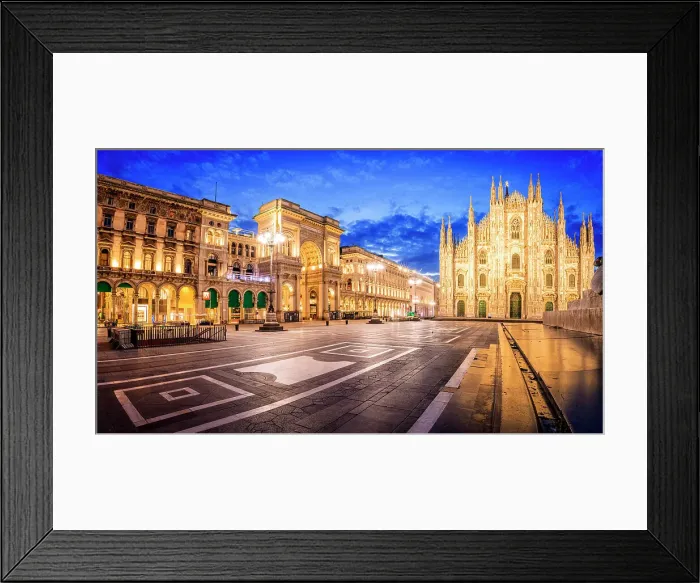Framed Print : Galleria Vittorio Emanuele II and Duomo (Cathedral), Milan, Lombardy, Italy Framed Print : Galleria Vittorio Emanuele II and Duomo (Cathedral), Milan, Lombardy, Italy