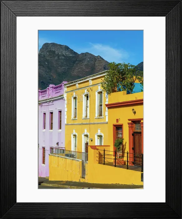 Framed Print : Colourful Houses in Bo-Kaap formerly known as the Malay Quarter, Cape Town, Western Cape Province, South Africa Framed Print : Colourful Houses in Bo-Kaap formerly known as the Malay Quarter, Cape Town, Western Cape Province, South Africa
