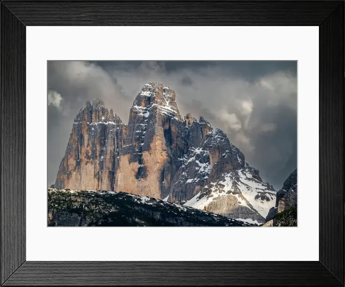 Framed Print : Tre Cime di Lavaredo (Drei Zinnen), Dolomites, Toblach-Dobbiaco, Alto Adige-South Tyrol, Italy Framed Print : Tre Cime di Lavaredo (Drei Zinnen), Dolomites, Toblach-Dobbiaco, Alto Adige-South Tyrol, Italy