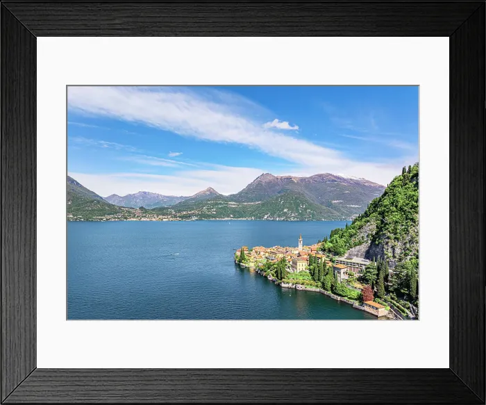 Framed Print : Aerial view of Varenna, Lake Como, Province of Lecco, Lombardy, Italy Framed Print : Aerial view of Varenna, Lake Como, Province of Lecco, Lombardy, Italy