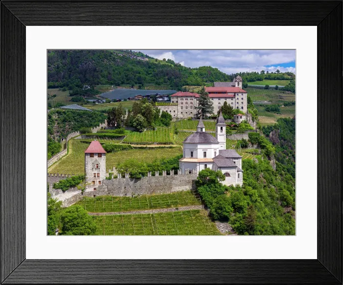 Framed Print : Saben Abbey (Monastero di Sabiona), Klausen-Chiusa, Alto Adige-South Tyrol, Italy Framed Print : Saben Abbey (Monastero di Sabiona), Klausen-Chiusa, Alto Adige-South Tyrol, Italy