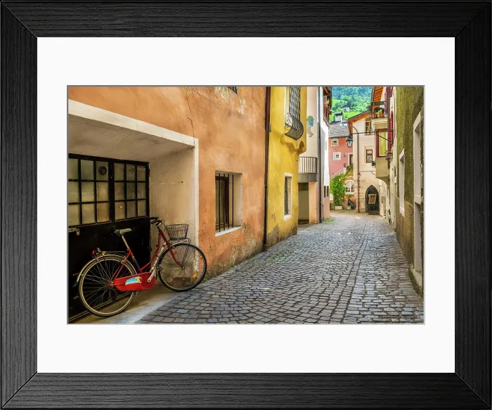 Framed Print : Klausen-Chiusa, Alto Adige-South Tyrol, Italy Framed Print : Klausen-Chiusa, Alto Adige-South Tyrol, Italy