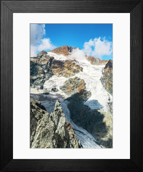 Framed Print : Aerial view of Monte Disgrazia, Valmalenco, Valtellina, Lombardy, Italy Framed Print : Aerial view of Monte Disgrazia, Valmalenco, Valtellina, Lombardy, Italy