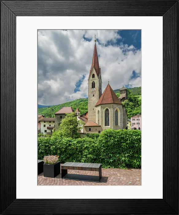 Framed Print : Klausen-Chiusa, Alto Adige-South Tyrol, Italy Framed Print : Klausen-Chiusa, Alto Adige-South Tyrol, Italy