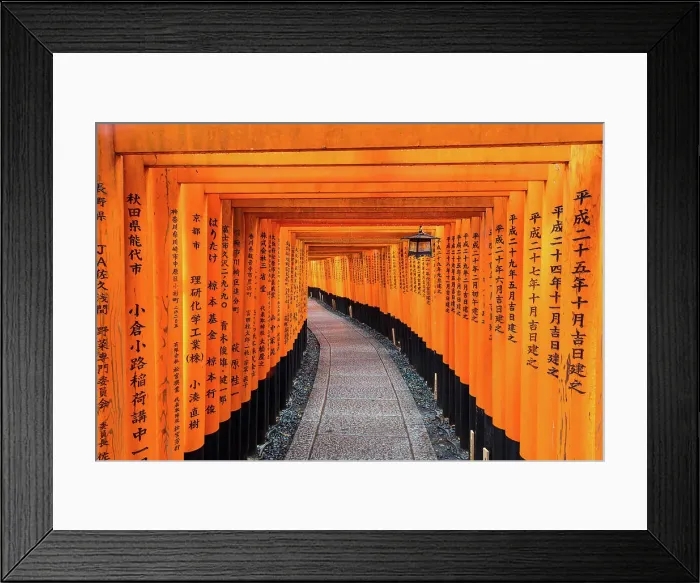 Framed Print : Fushimi Inari Shrine, Kyoto, Japan Framed Print : Fushimi Inari Shrine, Kyoto, Japan
