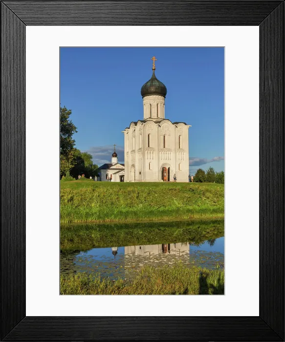 Framed Print : Church of the Intercession on the Nerl river, 12th century, Bogolyubovo, Vladimir region, Russia Framed Print : Church of the Intercession on the Nerl river, 12th century, Bogolyubovo, Vladimir region, Russia