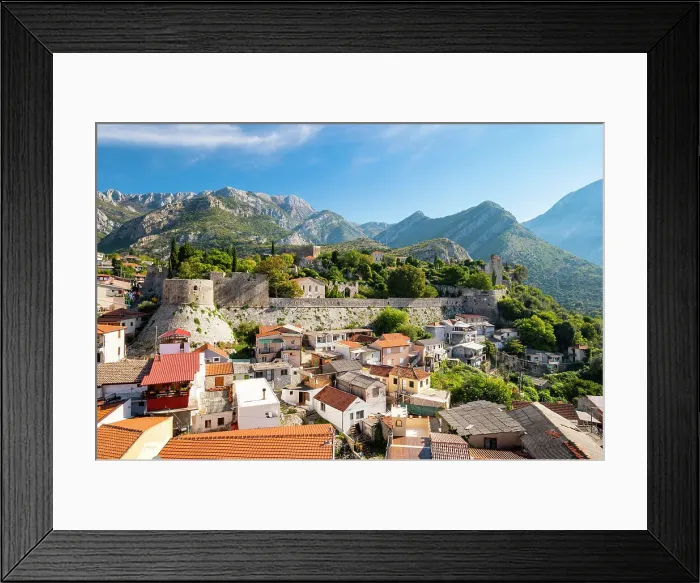 Framed Print : Bar old Town, Adriatic Coast, Montengro Framed Print : Bar old Town, Adriatic Coast, Montengro