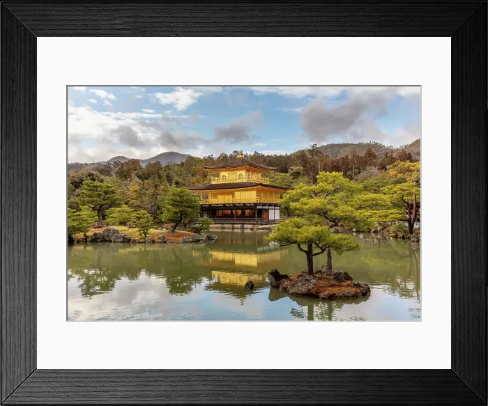 Framed Print : The Golden Temple, Kyoto, Japan