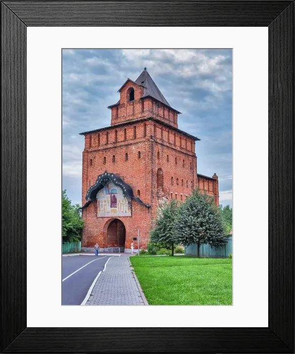 Framed Print : Pyatnitskie gates of Kolomna Kremlin, Kolomna, Moscow region, Russia Framed Print : Pyatnitskie gates of Kolomna Kremlin, Kolomna, Moscow region, Russia