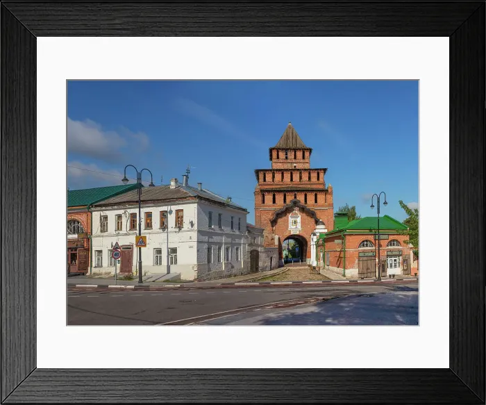 Framed Print : Pyatnitskie gates of Kolomna Kremlin, Kolomna, Moscow region, Russia Framed Print : Pyatnitskie gates of Kolomna Kremlin, Kolomna, Moscow region, Russia