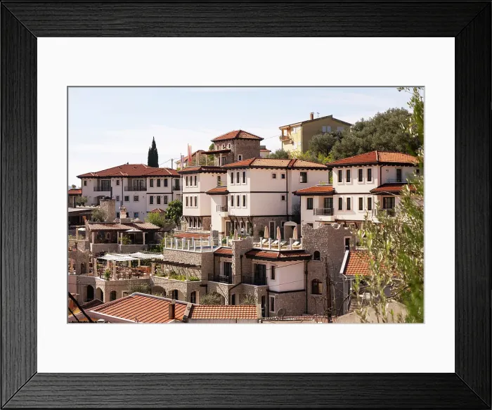 Framed Print : Bar old Town, Adriatic Coast, Montengro