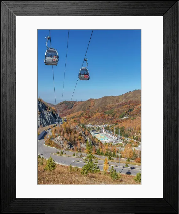 Framed Print : Medeu, outdoor speed skating and bandy rinke, Almaty, Kazakhstan Framed Print : Medeu, outdoor speed skating and bandy rinke, Almaty, Kazakhstan