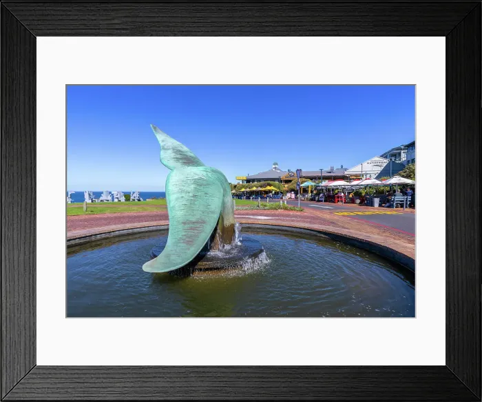 Framed Print : Whale Tail Sculpture, Hermanus, Western Cape Province, South Africa Framed Print : Whale Tail Sculpture, Hermanus, Western Cape Province, South Africa