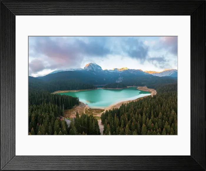 Framed Print : Mount Durmitor and Crno Jevero or Black lake in the Municipality of Zabljak in northern Montenegro Framed Print : Mount Durmitor and Crno Jevero or Black lake in the Municipality of Zabljak in northern Montenegro