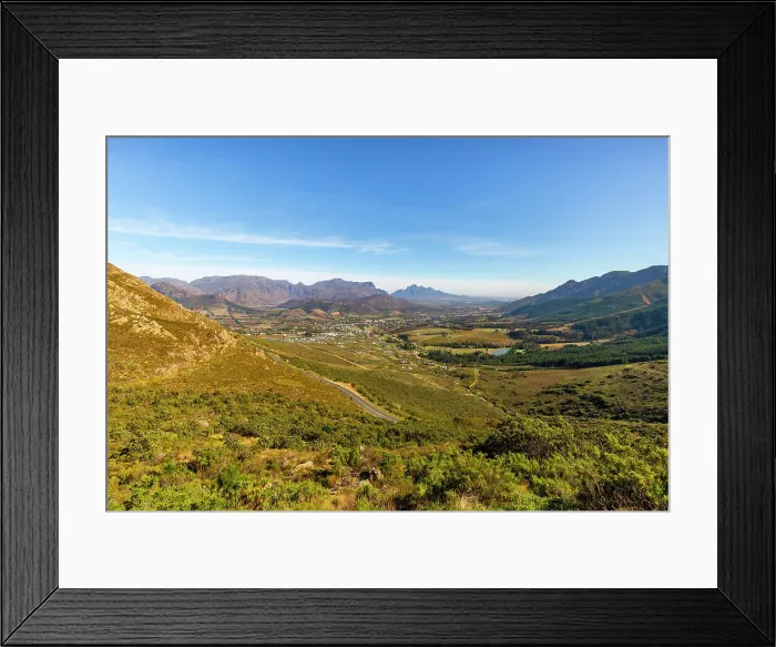 Framed Print : Franschhoek Wine Valley, Franschhoek, Western Cape, South Africa Framed Print : Franschhoek Wine Valley, Franschhoek, Western Cape, South Africa