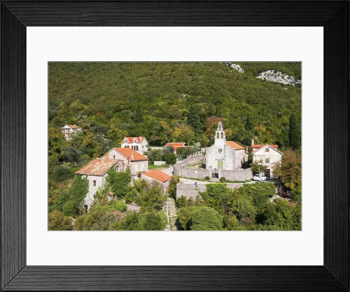 Framed Print : Crkva male Gospe, Tivat, Montenegro Framed Print : Crkva male Gospe, Tivat, Montenegro