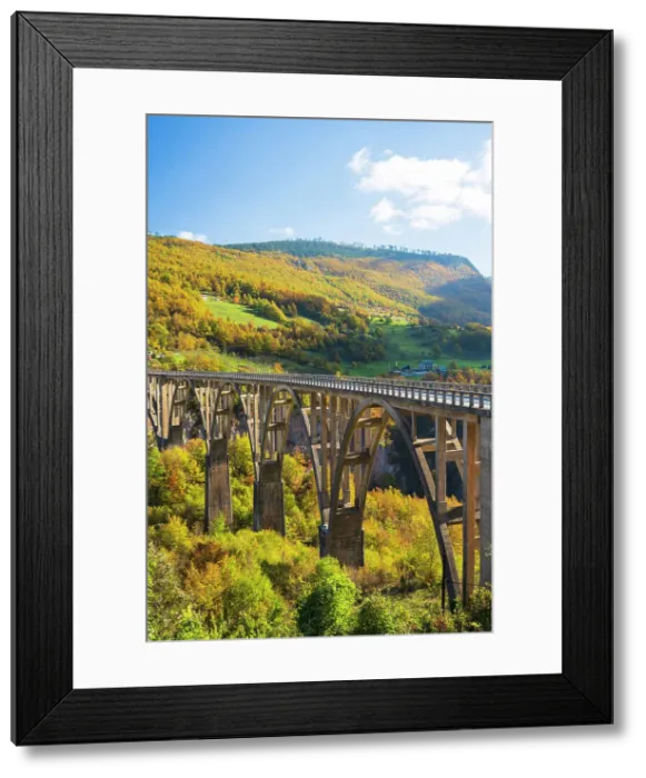 Framed Print : Durdevica Tara Bridge, over the Tara River, North Montengro Framed Print : Durdevica Tara Bridge, over the Tara River, North Montengro