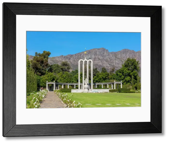 Framed Print : The Huguenot Monument Symbolizing the Holy Trinity, Franschhoek, Western Cape, South Africa Framed Print : The Huguenot Monument Symbolizing the Holy Trinity, Franschhoek, Western Cape, South Africa