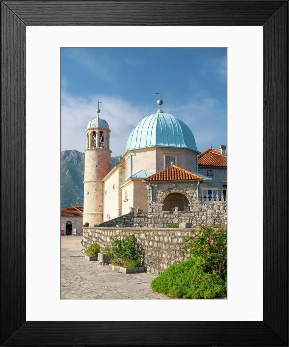 Framed Print : Church of Our Lady of Škrpjela, Perast, Kotor Bay, Montenegro Framed Print : Church of Our Lady of Škrpjela, Perast, Kotor Bay, Montenegro