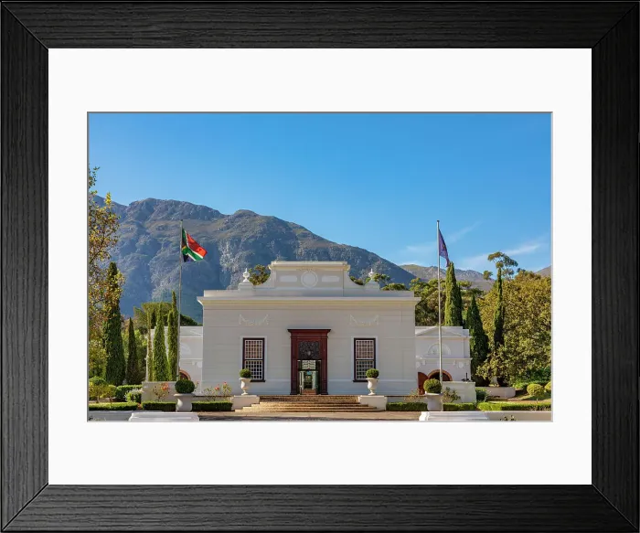 Framed Print : The Saasveld Building and Huguenot Memorial Museum, Franschhoek, Western Cape, South Africa Framed Print : The Saasveld Building and Huguenot Memorial Museum, Franschhoek, Western Cape, South Africa