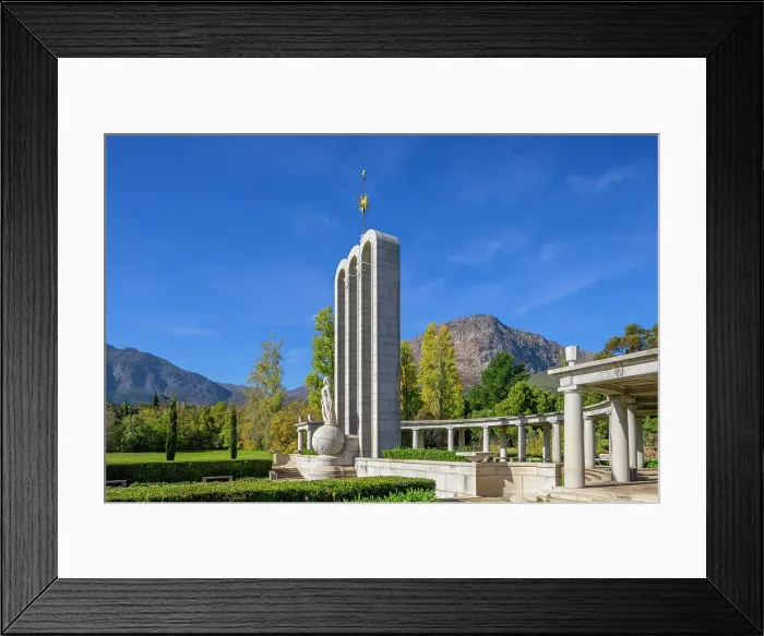 Framed Print : The Huguenot Monument Symbolising the Holy Trinity, Franschhoek, Western Cape, South Africa Framed Print : The Huguenot Monument Symbolising the Holy Trinity, Franschhoek, Western Cape, South Africa