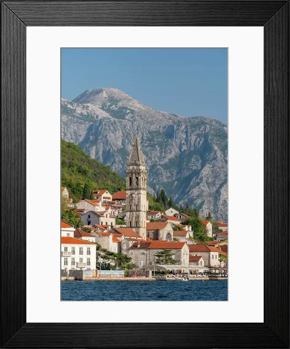Framed Print : Perast, Kotor Bay, Montenegro Framed Print : Perast, Kotor Bay, Montenegro